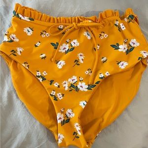 Coral Reef swim Lush reversal bottoms Mango/Floral